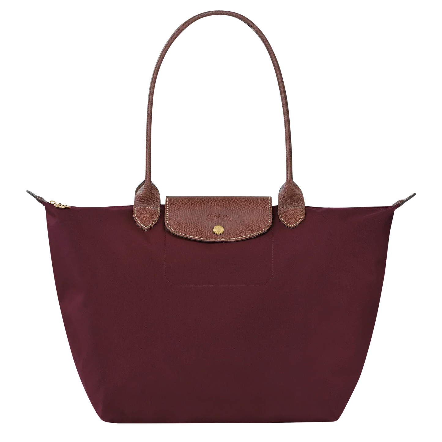 Bolso tote plegable grande | color burdeos
