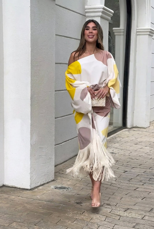 Julia | Conjunto dos piezas con flecos