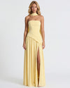Celia | Vestido bicolor Con corte