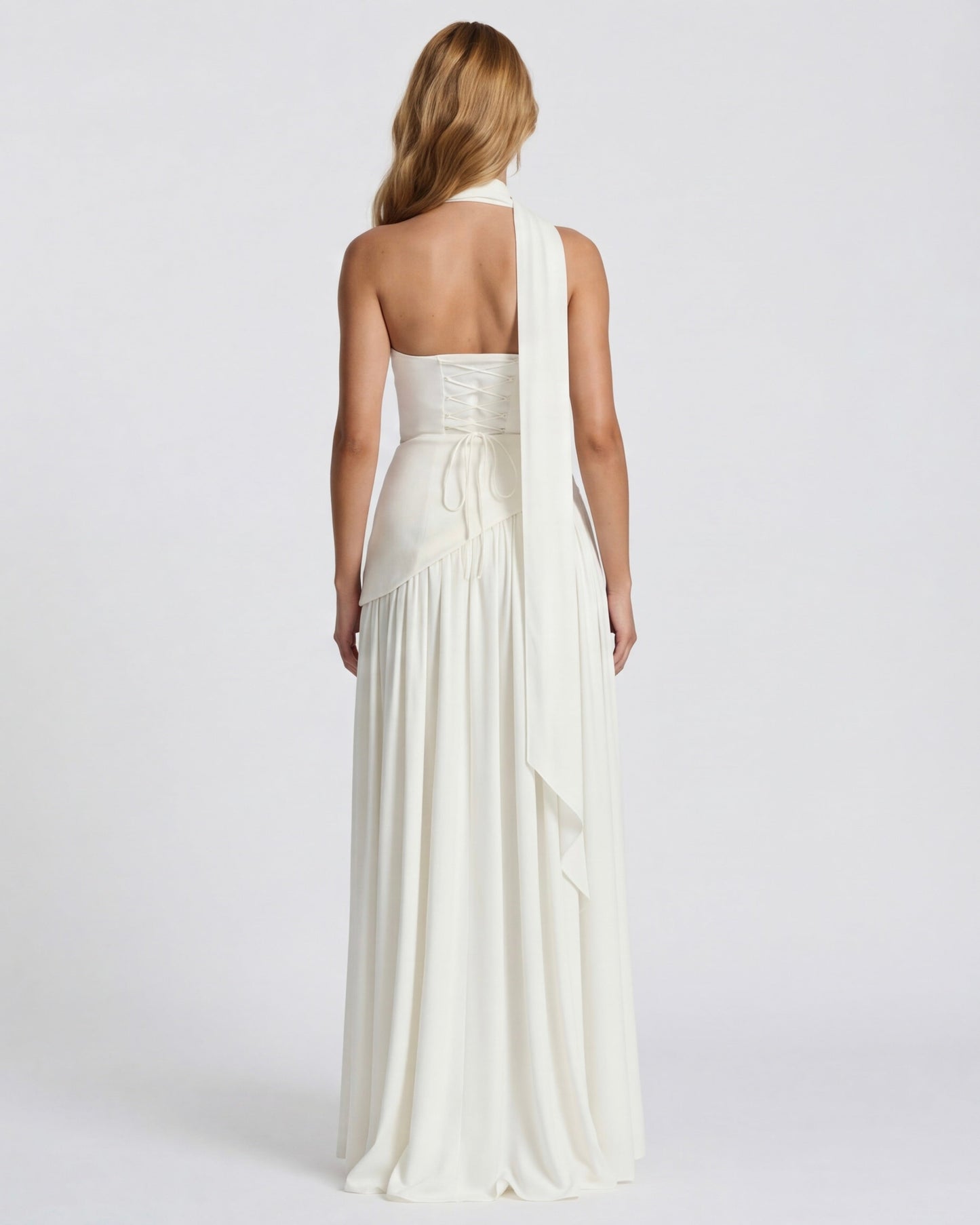 Celia | Vestido bicolor Con corte