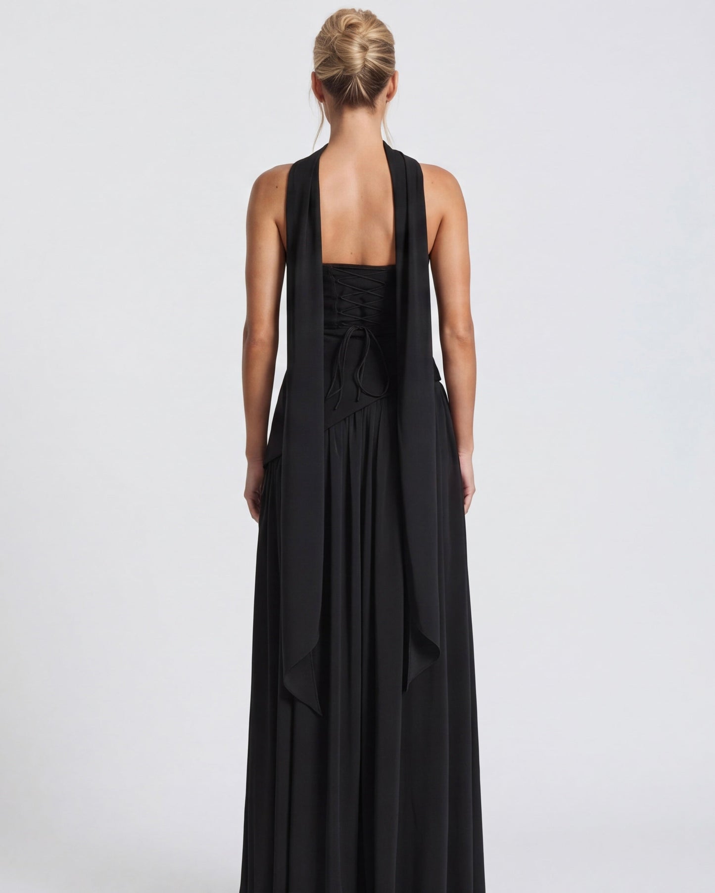 Celia | Vestido bicolor Con corte